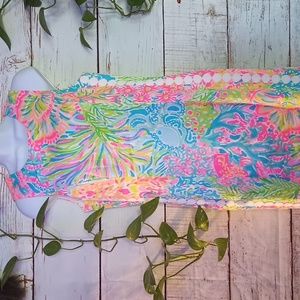 Lilly Pulitzer Mila Stretch Shift Sleeveless Coral Print Dress